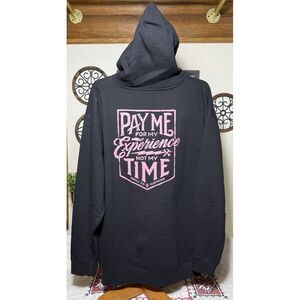 Troll Co. Black Hooded‎ Sweatshirt Sz XXXL Pay Me For My Expertise NWT